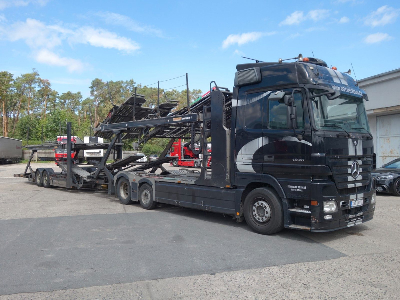 Mercedes-Benz Actros 2446 mit Rolfo für 10 PKW, Retarder - Přepravník automobilů: obrázek 2 Mercedes-Benz Actros 2446 mit Rolfo für 10 PKW, Retarder - Přepravník automobilů: obrázek 2