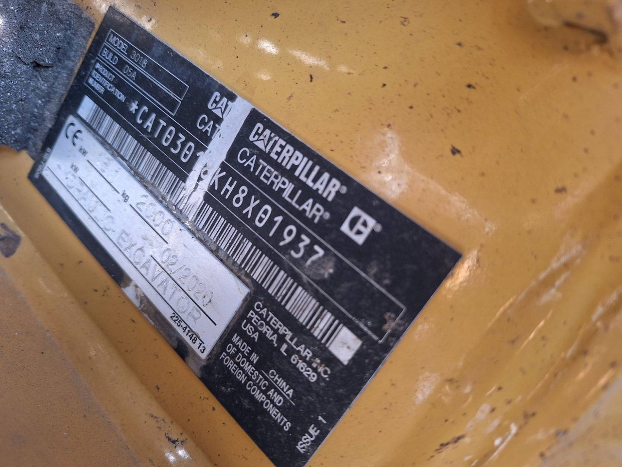 CAT 301.8-05 leasing CAT 301.8-05: obrázek 6