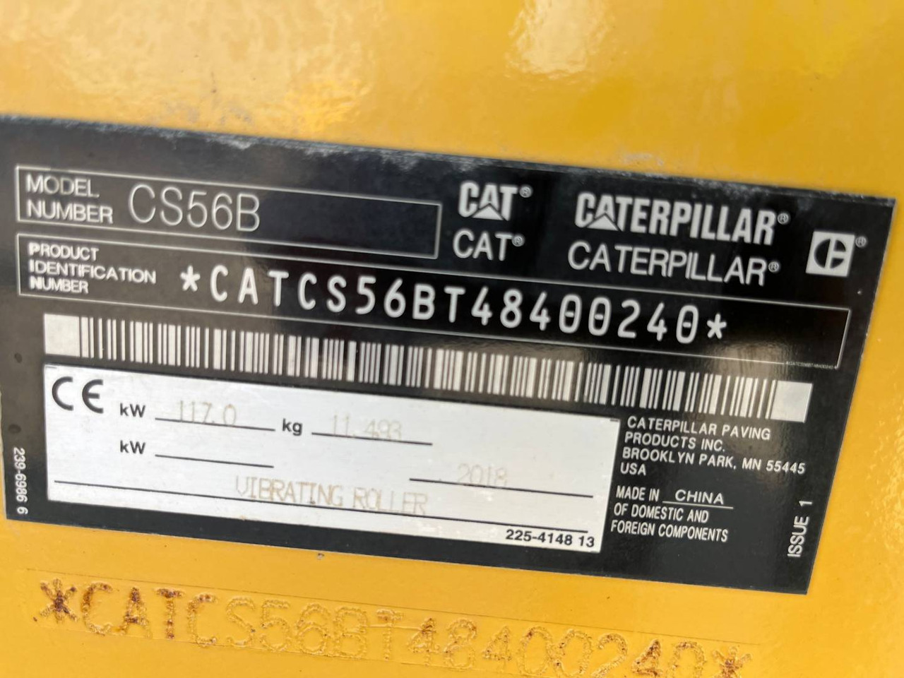 CAT CS56B - Kompaktor: obrázek 5 CAT CS56B - Kompaktor: obrázek 5