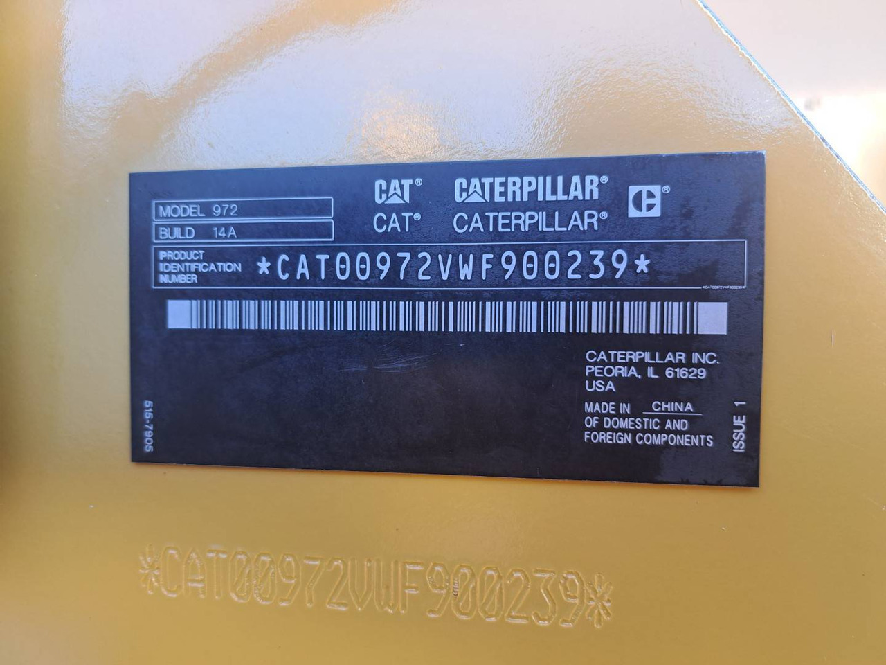 CAT 972 leasing CAT 972: obrázek 6