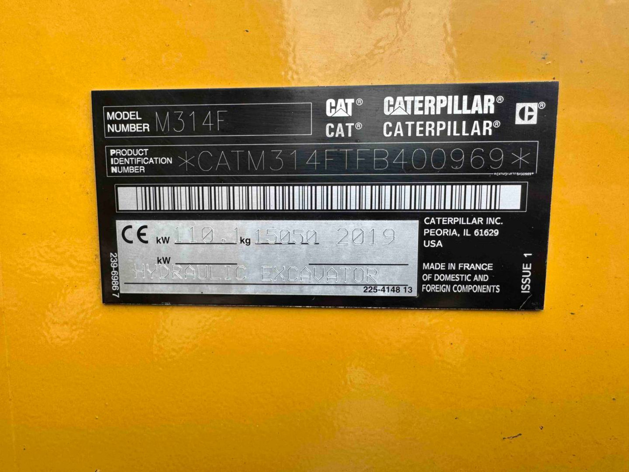 CAT M314F - Kolesové rýpadlo: obrázek 5 CAT M314F - Kolesové rýpadlo: obrázek 5
