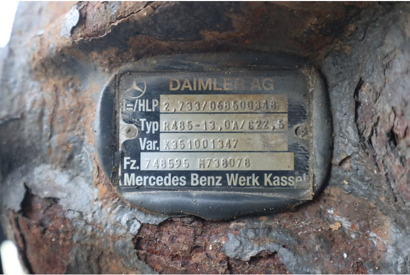 Mercedes-Benz R485-13A/C22.5 41/15 748595M738078 - Zadní náprava pro Nákladní auto: obrázek 4 Mercedes-Benz R485-13A/C22.5 41/15 748595M738078 - Zadní náprava pro Nákladní auto: obrázek 4