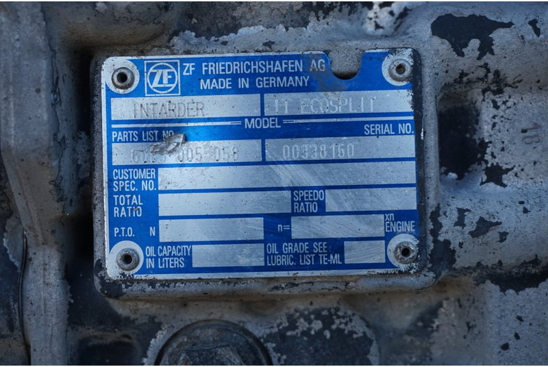 Převodovka pro Nákladní auto ZF 16S1821OD+INT 81.32003.6673: obrázek 6 Převodovka pro Nákladní auto ZF 16S1821OD+INT 81.32003.6673: obrázek 6