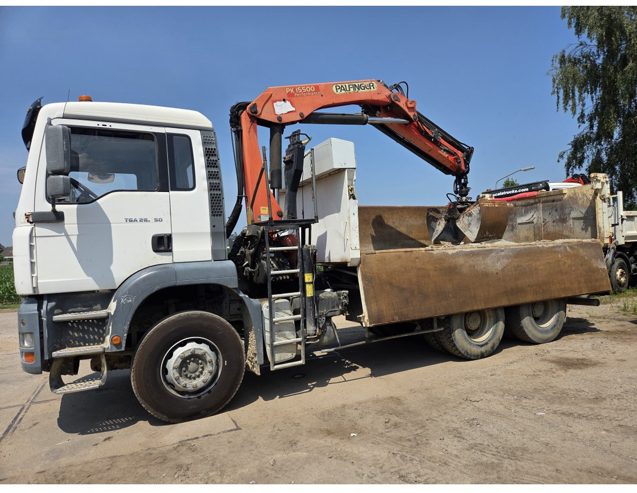 MAN TGA 26.350 6X4 BORDMATIC TIPPER CRANE PALFINGER PK15500 - Sklápěč, Auto s hydraulickou rukou: obrázek 5 MAN TGA 26.350 6X4 BORDMATIC TIPPER CRANE PALFINGER PK15500 - Sklápěč, Auto s hydraulickou rukou: obrázek 5