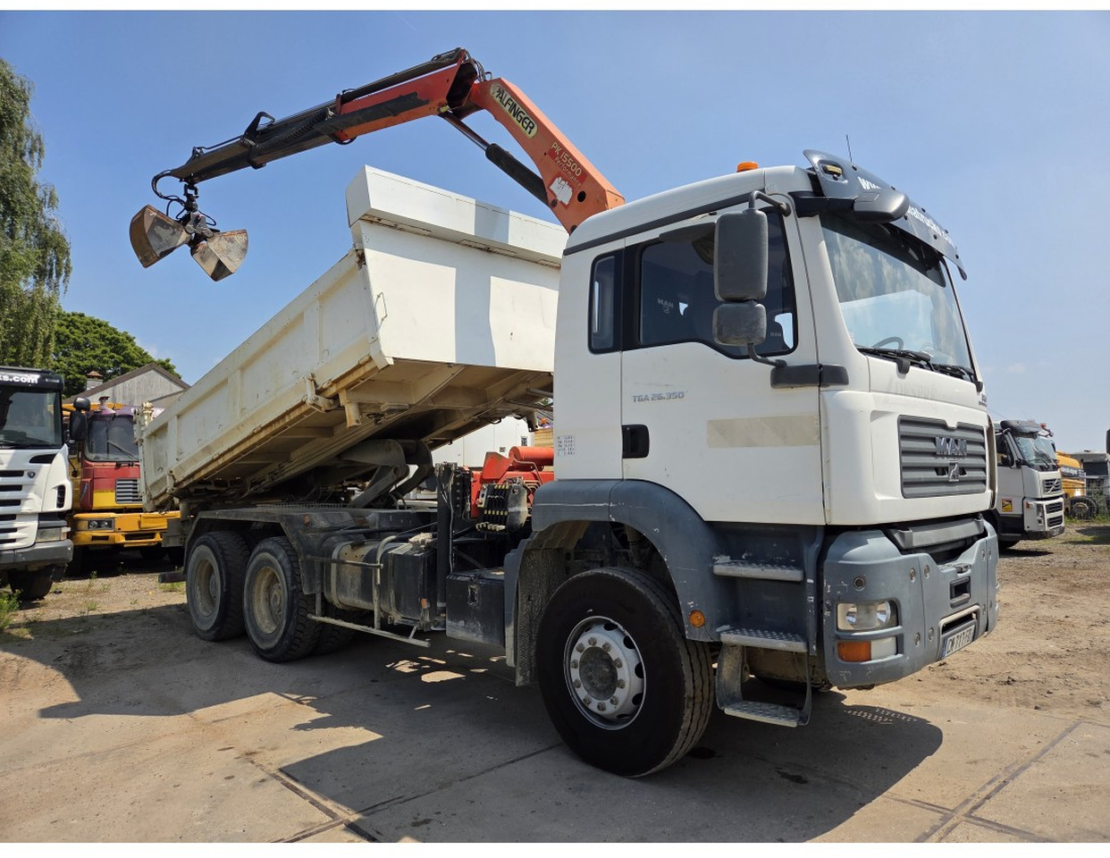 MAN TGA 26.350 6X4 BORDMATIC TIPPER CRANE PALFINGER PK15500 - Sklápěč, Auto s hydraulickou rukou: obrázek 4 MAN TGA 26.350 6X4 BORDMATIC TIPPER CRANE PALFINGER PK15500 - Sklápěč, Auto s hydraulickou rukou: obrázek 4