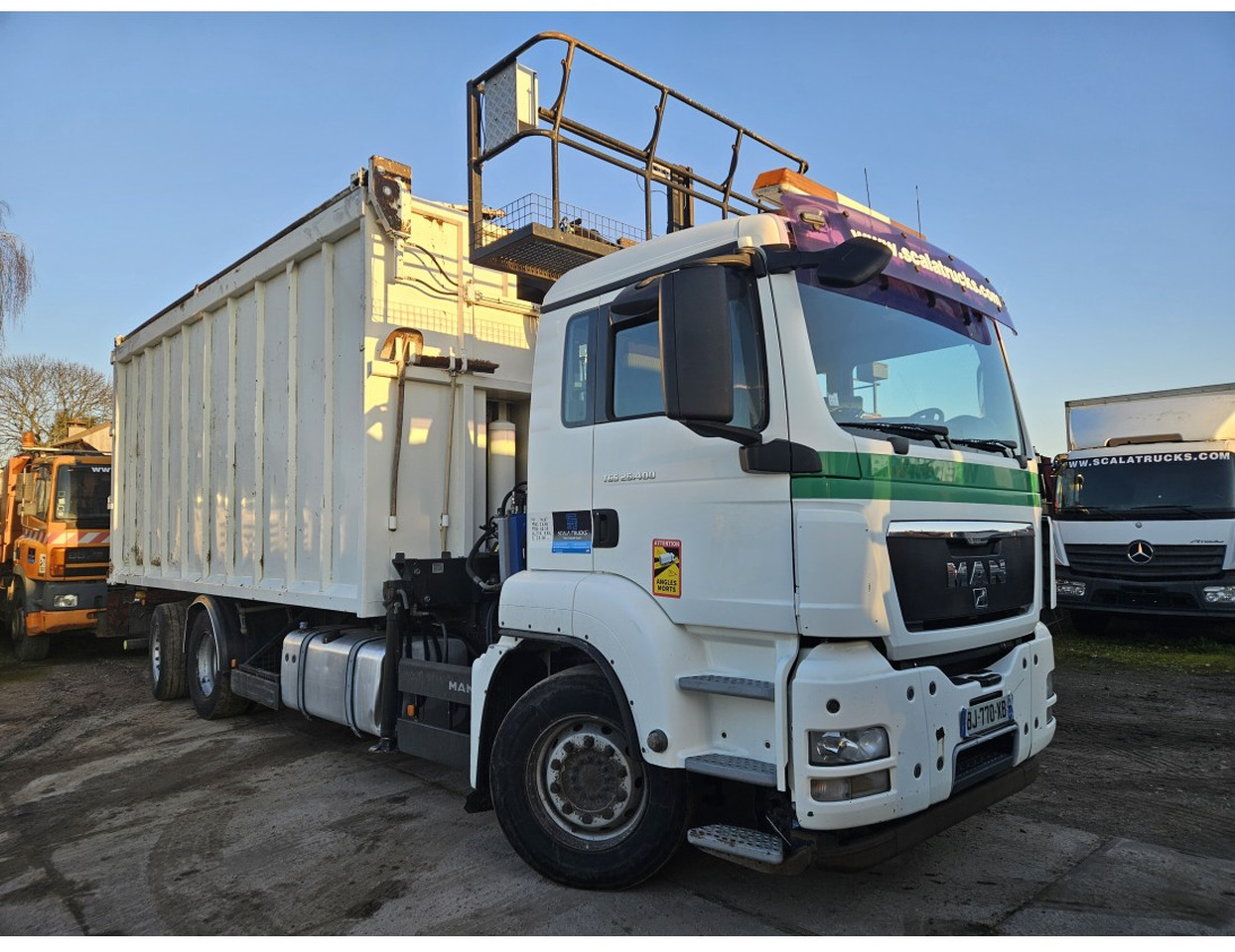 MAN TGS 26.400 6x2 steering axle lenk Tipper Crane Jonsered 1320 Z - Sklápěč, Auto s hydraulickou rukou: obrázek 3 MAN TGS 26.400 6x2 steering axle lenk Tipper Crane Jonsered 1320 Z - Sklápěč, Auto s hydraulickou rukou: obrázek 3