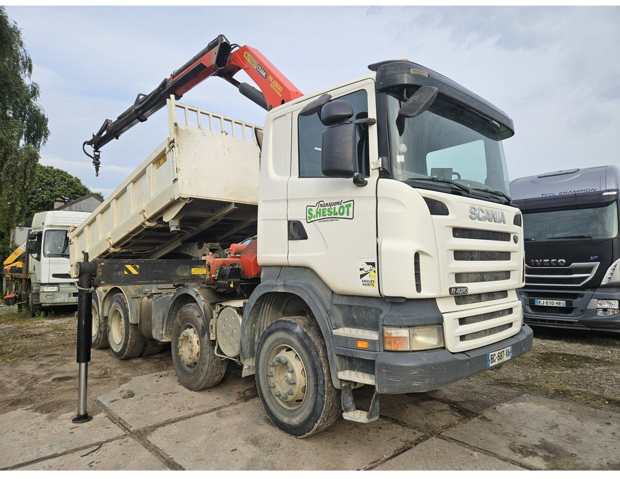 Scania R420 8x4 Tipper Crane Palfinger 23500 - Sklápěč, Auto s hydraulickou rukou: obrázek 3 Scania R420 8x4 Tipper Crane Palfinger 23500 - Sklápěč, Auto s hydraulickou rukou: obrázek 3
