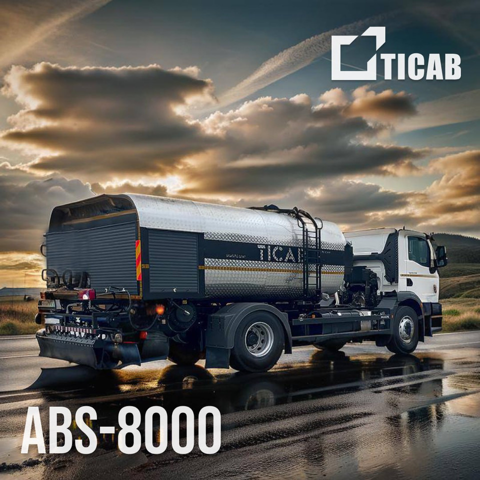 TICAB Аutonomous Asphalt Sprayer 8000 L, Asphalt Distributor, Manufacturer - Autočerpadlo: obrázek 3 TICAB Аutonomous Asphalt Sprayer 8000 L, Asphalt Distributor, Manufacturer - Autočerpadlo: obrázek 3