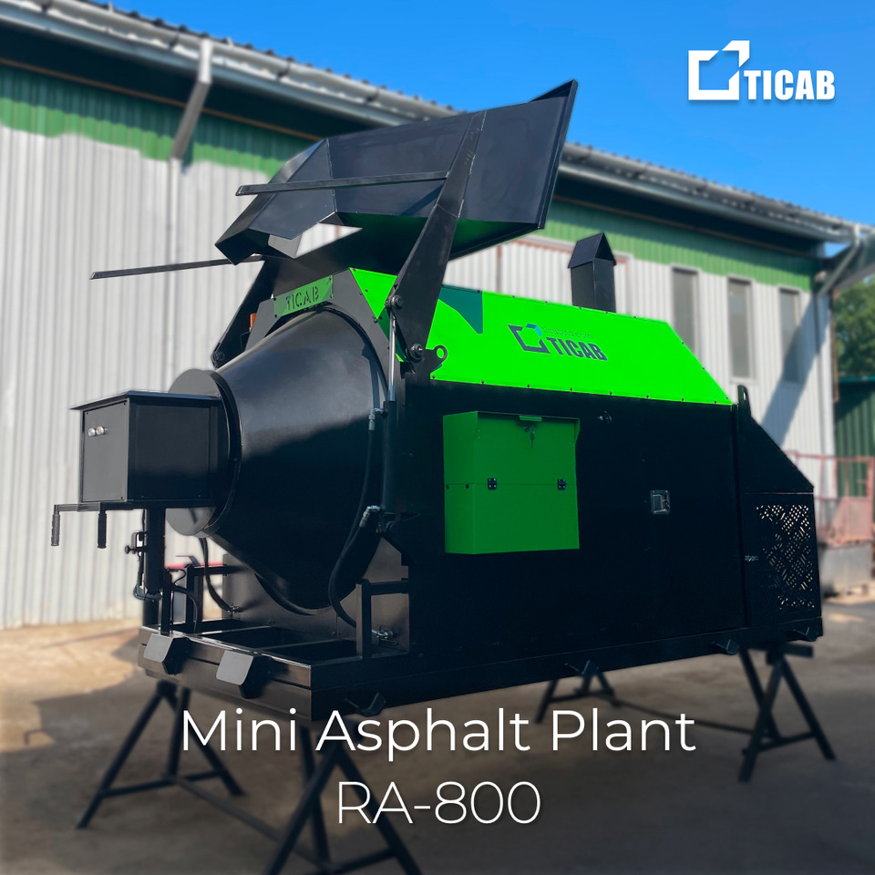 TICAB New Mini-asphalt plant, Asphalt Recycler, Manufacturer, 2.0 t per hour - Asfaltový závod: obrázek 1 TICAB New Mini-asphalt plant, Asphalt Recycler, Manufacturer, 2.0 t per hour - Asfaltový závod: obrázek 1