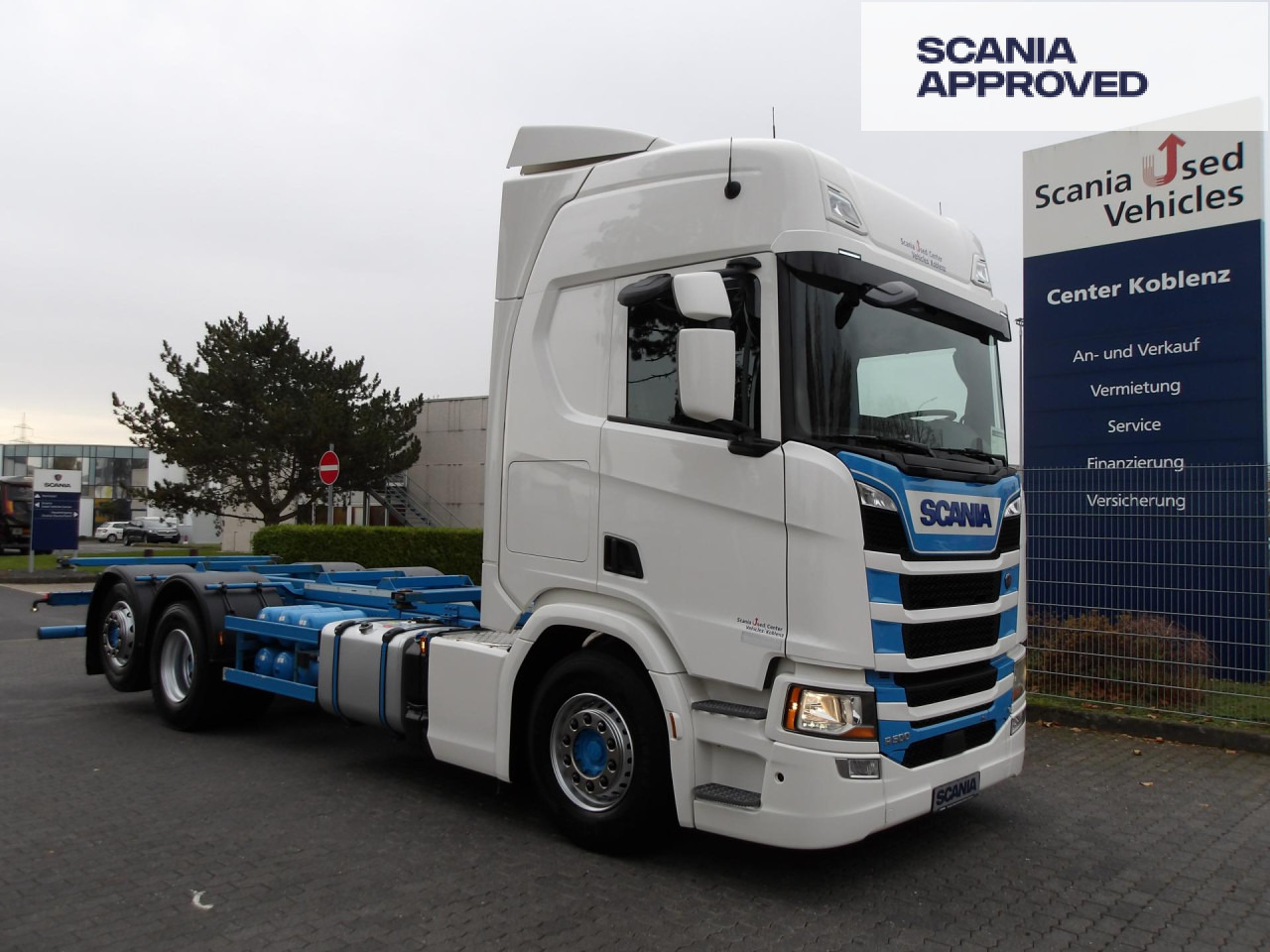 SCANIA R 500 - 6x2*4 - BDF 715-745 - 2x TANKs - SCR ONLY - Kontejnérový podvozek/ Výměnná nástavba: obrázek 1 SCANIA R 500 - 6x2*4 - BDF 715-745 - 2x TANKs - SCR ONLY - Kontejnérový podvozek/ Výměnná nástavba: obrázek 1