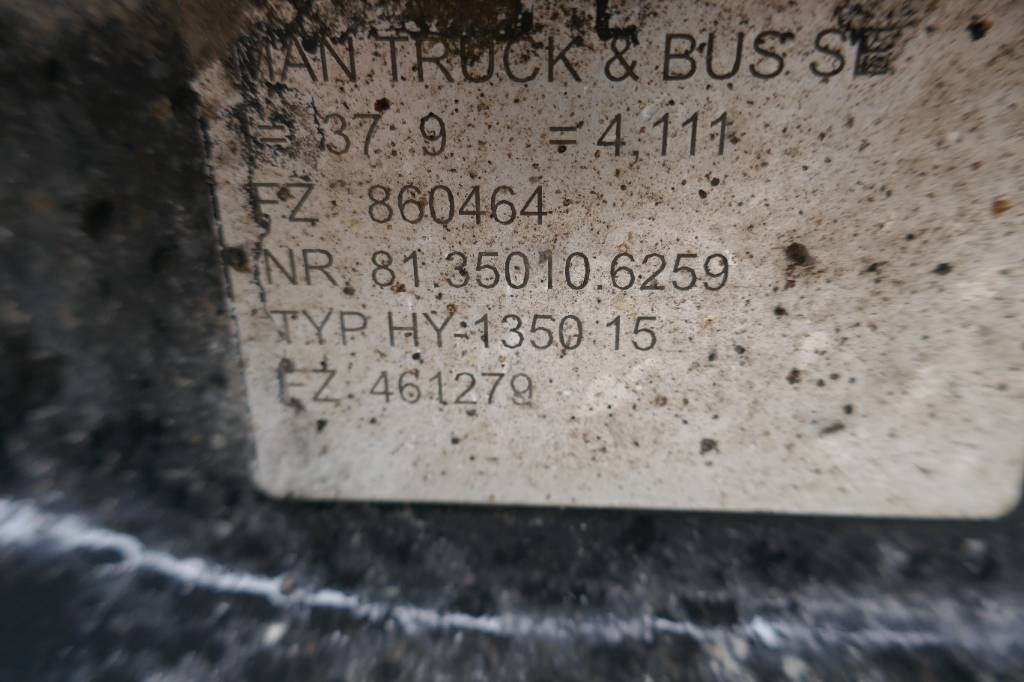 MAN TGS 26.360 Bakaxel, 81.35010.6259 - Náprava a díly pro Nákladní auto: obrázek 3 MAN TGS 26.360 Bakaxel, 81.35010.6259 - Náprava a díly pro Nákladní auto: obrázek 3