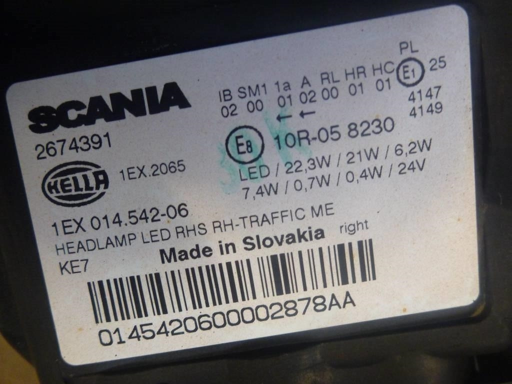 Scania Nextgen Strålkastare, 3148186 - Elektrický systém pro Nákladní auto: obrázek 3 Scania Nextgen Strålkastare, 3148186 - Elektrický systém pro Nákladní auto: obrázek 3
