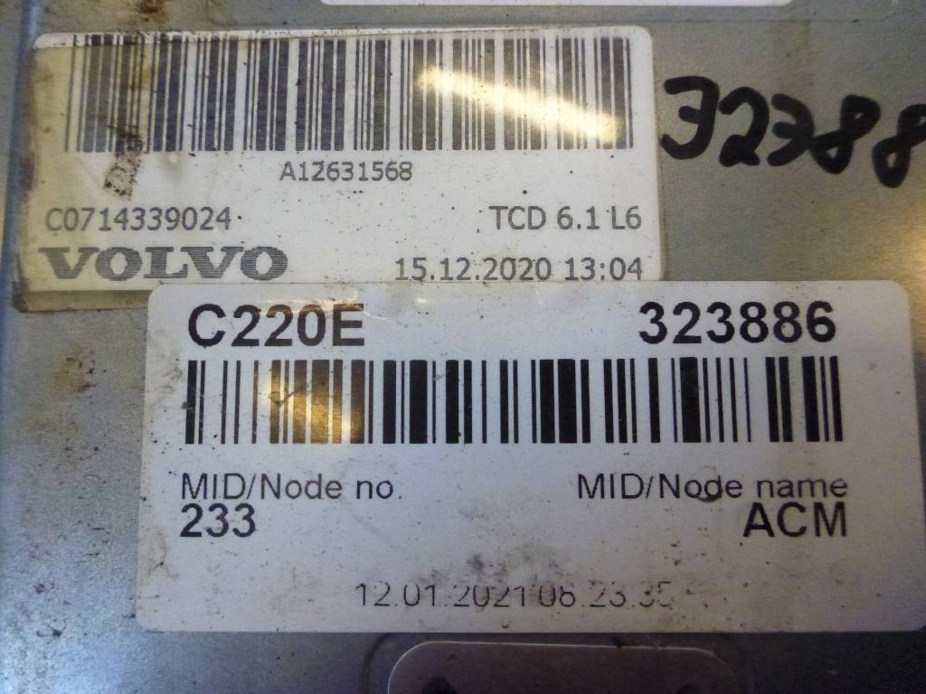Volvo L 220 E, Motorstyrenhet, 60100015 - Elektrický systém pro Stavební technika: obrázek 3 Volvo L 220 E, Motorstyrenhet, 60100015 - Elektrický systém pro Stavební technika: obrázek 3