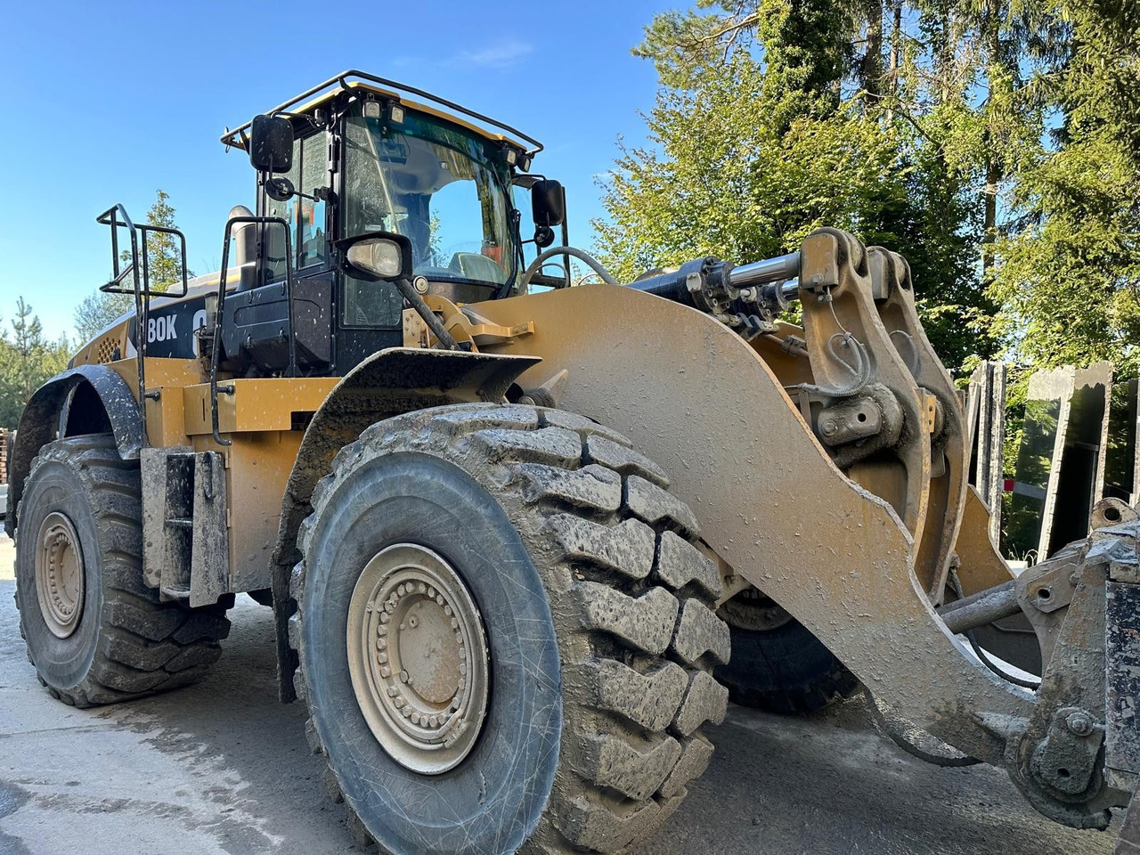CAT 980K Block Handler,Bucket + forks,Schaufel+Gabel - Kolový nakladač: obrázek 5 CAT 980K Block Handler,Bucket + forks,Schaufel+Gabel - Kolový nakladač: obrázek 5