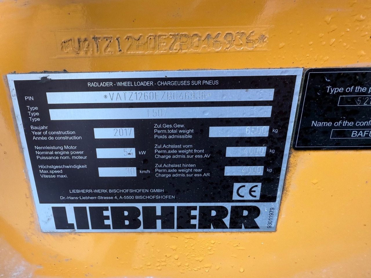 Liebherr L507, Gabel+Schaufel, ONLY 850hours leasing Liebherr L507, Gabel+Schaufel, ONLY 850hours: obrázek 7
