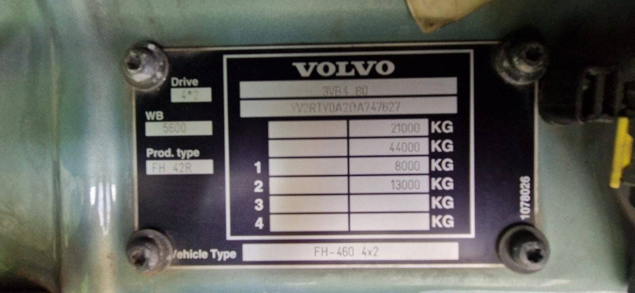 Plachtový nákladní auto Volvo FH460 4x2R, E6, Ladebordwand: obrázek 16