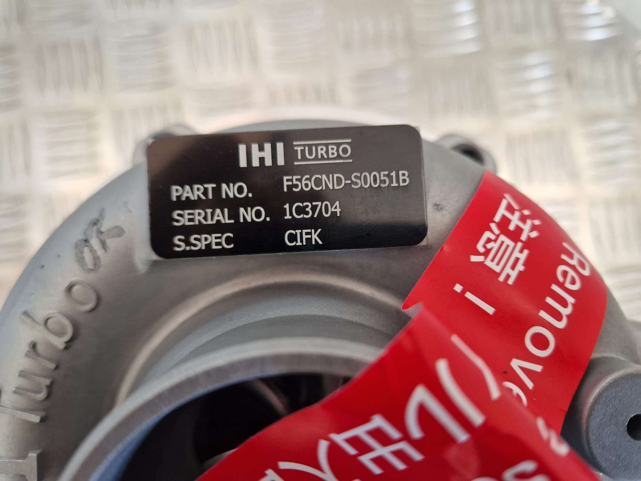 ISUZU 8980302170 Turbo 4HK1 JCB excavator turbo 02/802306 - Motor a díly pro Stavební technika: obrázek 2 ISUZU 8980302170 Turbo 4HK1 JCB excavator turbo 02/802306 - Motor a díly pro Stavební technika: obrázek 2