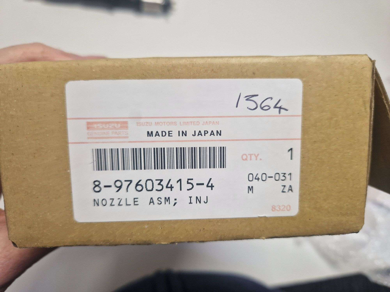 Isuzu 8976034154 Fuel Injector Denso 5513/4154 - Motor a díly pro Stavební technika: obrázek 3 Isuzu 8976034154 Fuel Injector Denso 5513/4154 - Motor a díly pro Stavební technika: obrázek 3