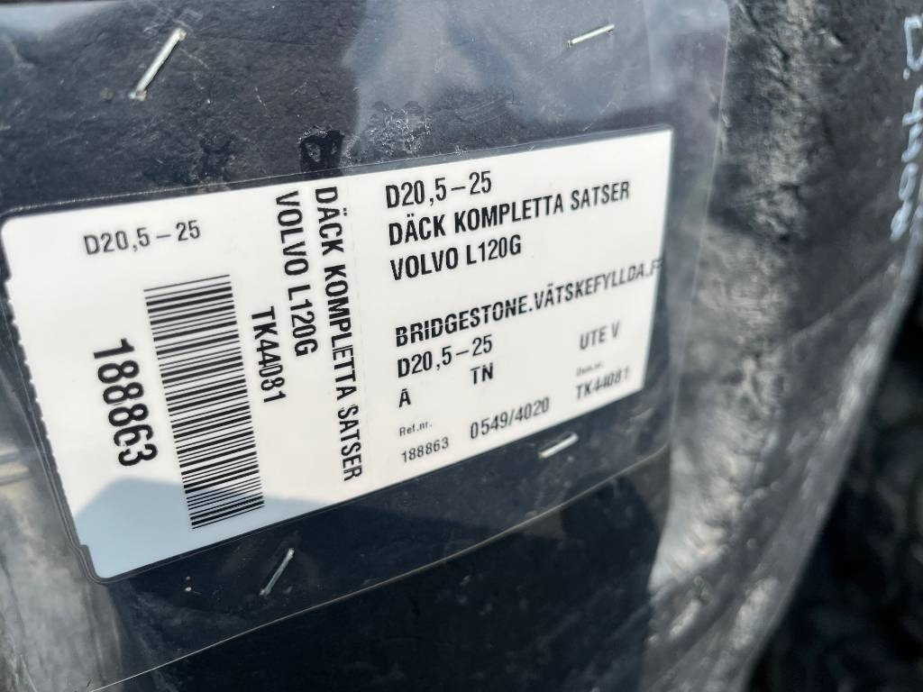 Bridgestone 20,5-25 Volvo L120G , H  - Kompletní kolo: obrázek 3 Bridgestone 20,5-25 Volvo L120G , H  - Kompletní kolo: obrázek 3