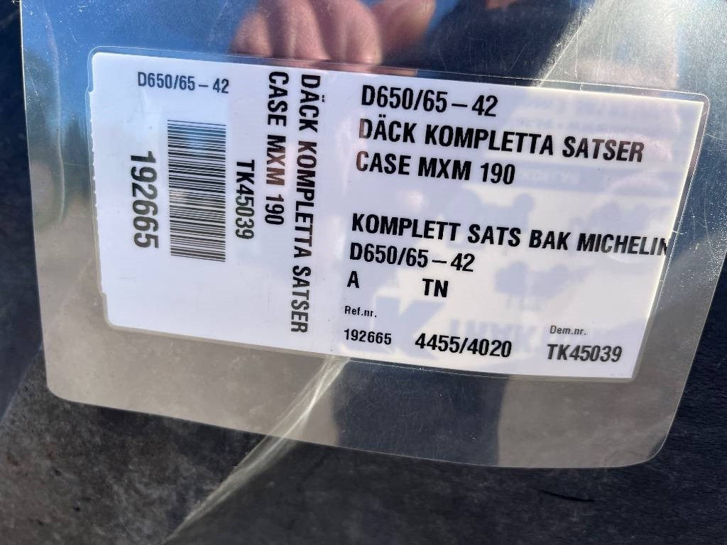 Michelin 650/65-42 hjul till Case MXM190 - Pneumatiky pro Zemědělská technika: obrázek 2 Michelin 650/65-42 hjul till Case MXM190 - Pneumatiky pro Zemědělská technika: obrázek 2