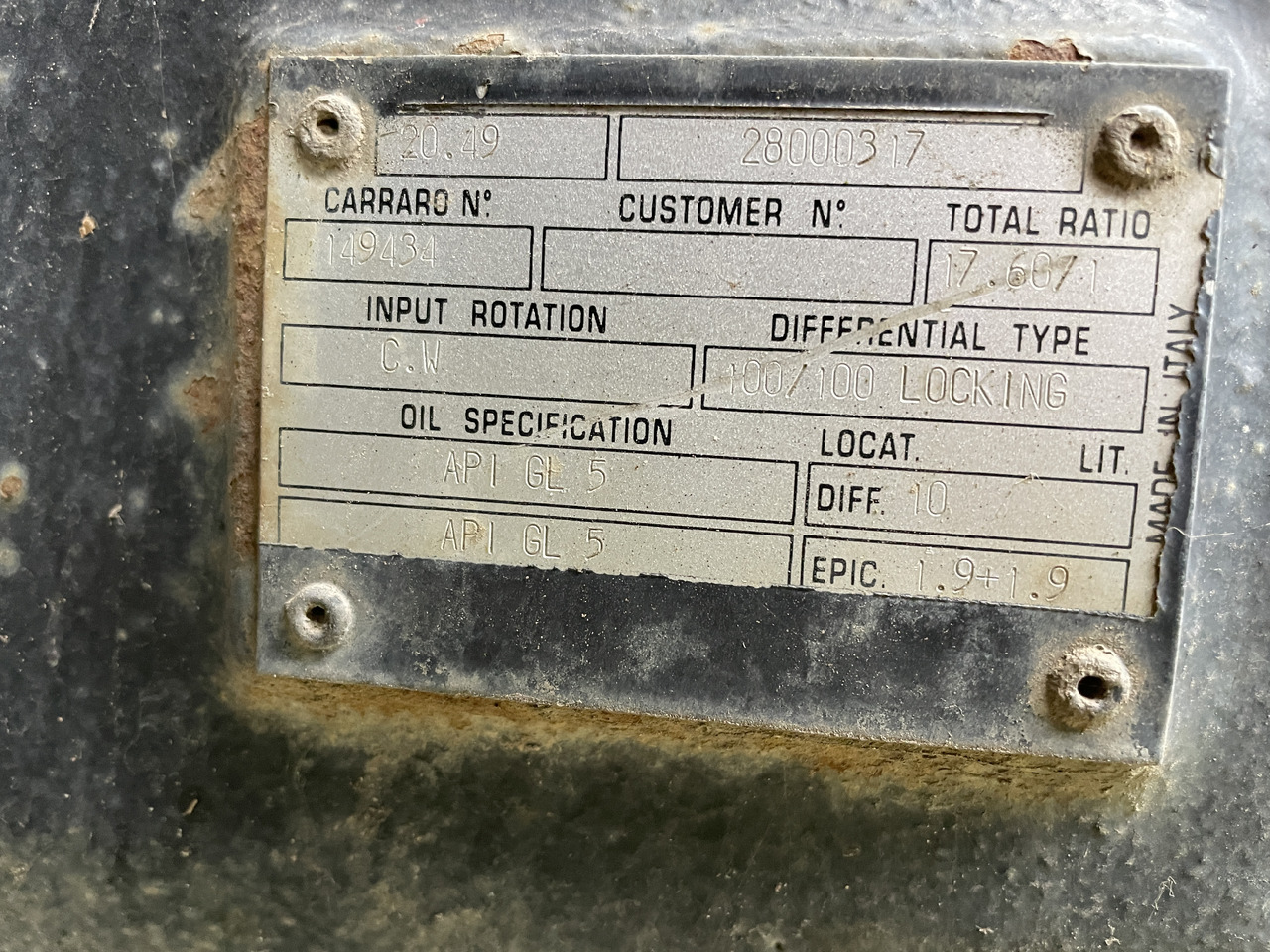 Carraro 20.49 149434 - oś przednia - zwolnica zwrotnica półoś obudowa mostu - Těhlice pro Zemědělská technika: obrázek 4 Carraro 20.49 149434 - oś przednia - zwolnica zwrotnica półoś obudowa mostu - Těhlice pro Zemědělská technika: obrázek 4