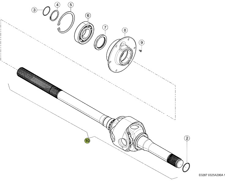 Claas Xerion 4000 - mechanizm róźnicowy dyferencjał - półoś 0006278370 - Diferenciál pro Zemědělská technika: obrázek 1 Claas Xerion 4000 - mechanizm róźnicowy dyferencjał - półoś 0006278370 - Diferenciál pro Zemědělská technika: obrázek 1
