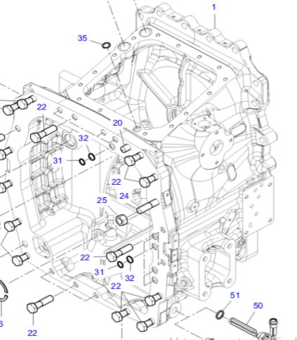 Fendt 930 933 936 939 942 Vario Gen 6 Obudowa Sprzęgła CZĘŚCI H218PP0101011 - Spojka a díly pro Traktor: obrázek 1 Fendt 930 933 936 939 942 Vario Gen 6 Obudowa Sprzęgła CZĘŚCI H218PP0101011 - Spojka a díly pro Traktor: obrázek 1