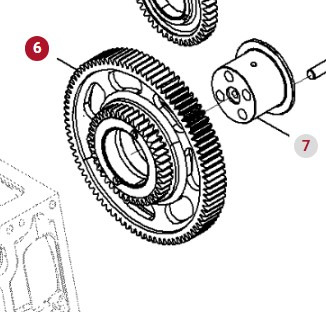 Fendt 936 Gen 7 Silnik D1556LE523 Koło Zębate Pośredniczące H218PF150063A - Motor a díly pro Traktor: obrázek 1 Fendt 936 Gen 7 Silnik D1556LE523 Koło Zębate Pośredniczące H218PF150063A - Motor a díly pro Traktor: obrázek 1
