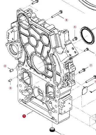 Fendt 936 Gen 7 Silnik D1556LE523 Osłona Obudowa Koła Zamachowego H218PF150075A - Setrvačník pro Traktor: obrázek 1 Fendt 936 Gen 7 Silnik D1556LE523 Osłona Obudowa Koła Zamachowego H218PF150075A - Setrvačník pro Traktor: obrázek 1