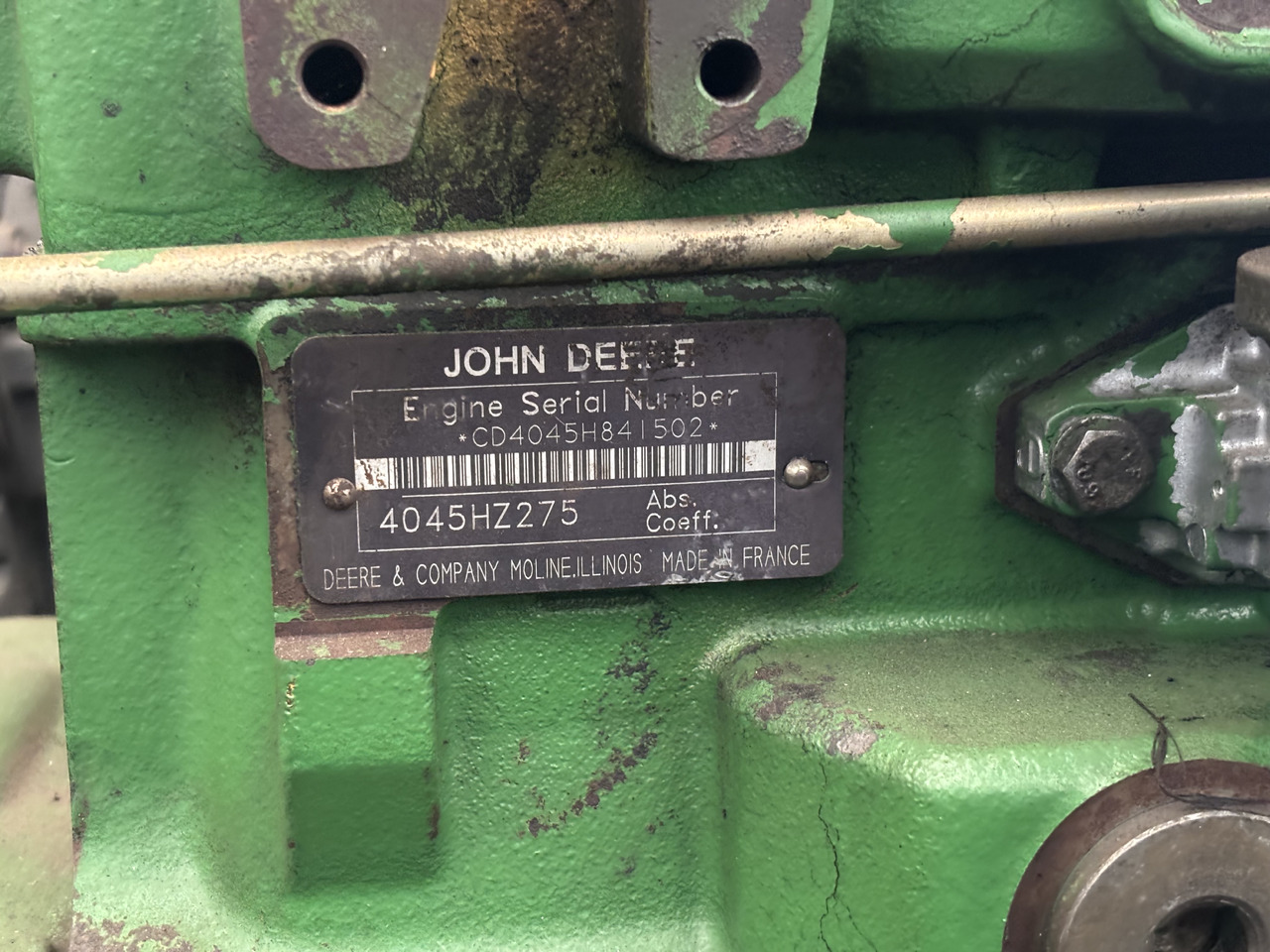 John Deere 3200, 3220, 3400 Silnik Słupek Blok Koło Zamachowe Kolektor Wał Wałek 4045HZ275 - Setrvačník pro Zemědělská technika: obrázek 5 John Deere 3200, 3220, 3400 Silnik Słupek Blok Koło Zamachowe Kolektor Wał Wałek 4045HZ275 - Setrvačník pro Zemědělská technika: obrázek 5