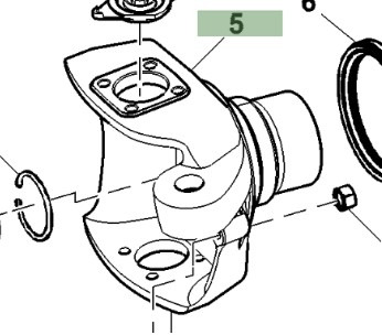 John Deere 7830 Jarzmo Przegub Zwrotnica Przekładnia Prawa R155627 - Těhlice pro Zemědělská technika: obrázek 1 John Deere 7830 Jarzmo Przegub Zwrotnica Przekładnia Prawa R155627 - Těhlice pro Zemědělská technika: obrázek 1