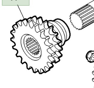 John Deere 9780CTS 9780 CTS Koło Zębate Napędowe AH149349 AFH205780 - Díly pásových podvozků pro Zemědělská technika: obrázek 1 John Deere 9780CTS 9780 CTS Koło Zębate Napędowe AH149349 AFH205780 - Díly pásových podvozků pro Zemědělská technika: obrázek 1