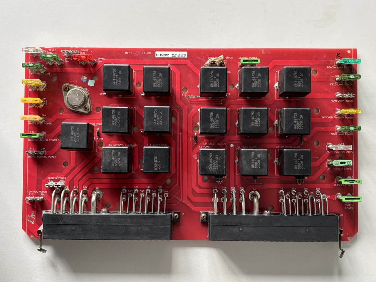 John Deere CTS AH153912 122555 Płyta bezpieczników - Pojistka pro Zemědělská technika: obrázek 1 John Deere CTS AH153912 122555 Płyta bezpieczników - Pojistka pro Zemědělská technika: obrázek 1