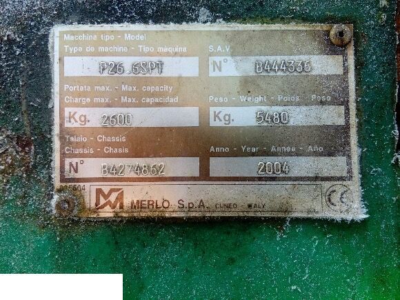 ŁADOWARKA TELESKOPOWA Merlo p26.6 spt - CZĘŚCI - ATAK - Transmise pro Zemědělská technika: obrázek 5 ŁADOWARKA TELESKOPOWA Merlo p26.6 spt - CZĘŚCI - ATAK - Transmise pro Zemědělská technika: obrázek 5