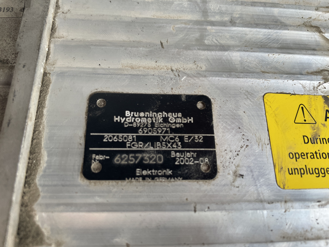 Liebherr 544 L544 - sterownik Hydromatik MC6 E/32 2045006 L93193 - Řídicí blok pro Stavební technika: obrázek 4 Liebherr 544 L544 - sterownik Hydromatik MC6 E/32 2045006 L93193 - Řídicí blok pro Stavební technika: obrázek 4