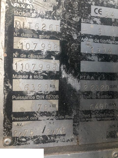 Manitou 628 - Most - Náprava a díly pro Teleskopický manipulátor: obrázek 2 Manitou 628 - Most - Náprava a díly pro Teleskopický manipulátor: obrázek 2