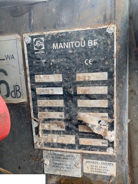 Manitou 731 - MOST TYŁ ~ CZĘŚCI - Zadní náprava pro Teleskopický manipulátor: obrázek 5 Manitou 731 - MOST TYŁ ~ CZĘŚCI - Zadní náprava pro Teleskopický manipulátor: obrázek 5