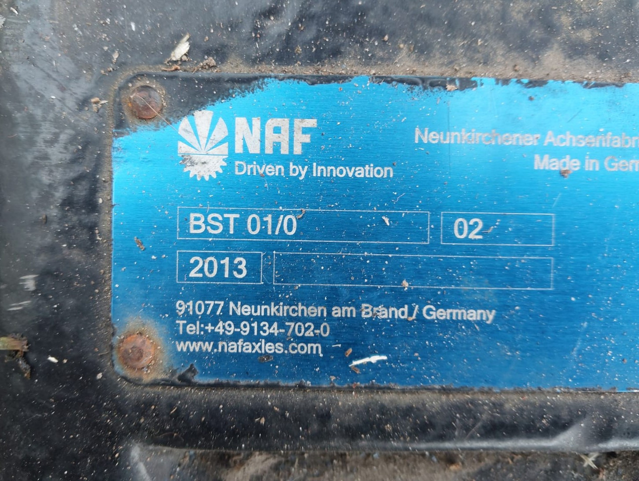 NAF BST 01/0 02 Oś Sztywna Kompletna Ponsse Komatsu NOWA - Náprava a díly pro Lesní technika: obrázek 4 NAF BST 01/0 02 Oś Sztywna Kompletna Ponsse Komatsu NOWA - Náprava a díly pro Lesní technika: obrázek 4