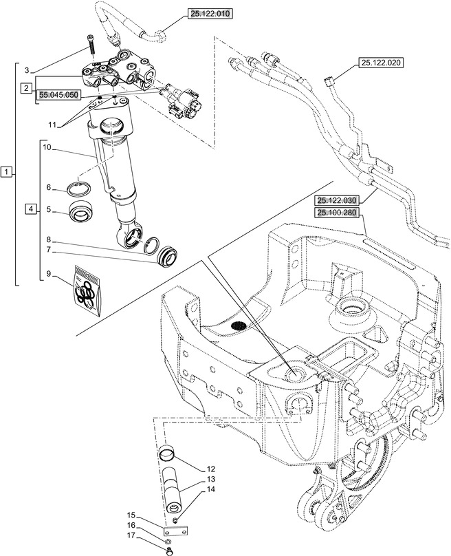 New Holland T6070 Sekcja zaworu 48141799 - Náhradní díly pro Traktor: obrázek 1 New Holland T6070 Sekcja zaworu 48141799 - Náhradní díly pro Traktor: obrázek 1