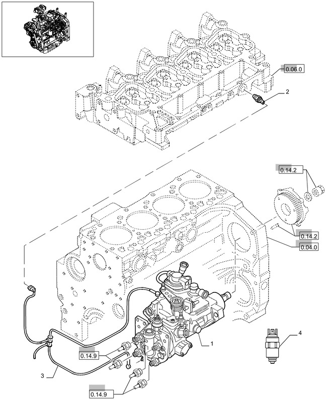 New Holland T6010 Regenerowana pompa paliwowa wtryskowa 2855962R - Palivové čerpadlo pro Zemědělská technika: obrázek 1 New Holland T6010 Regenerowana pompa paliwowa wtryskowa 2855962R - Palivové čerpadlo pro Zemědělská technika: obrázek 1