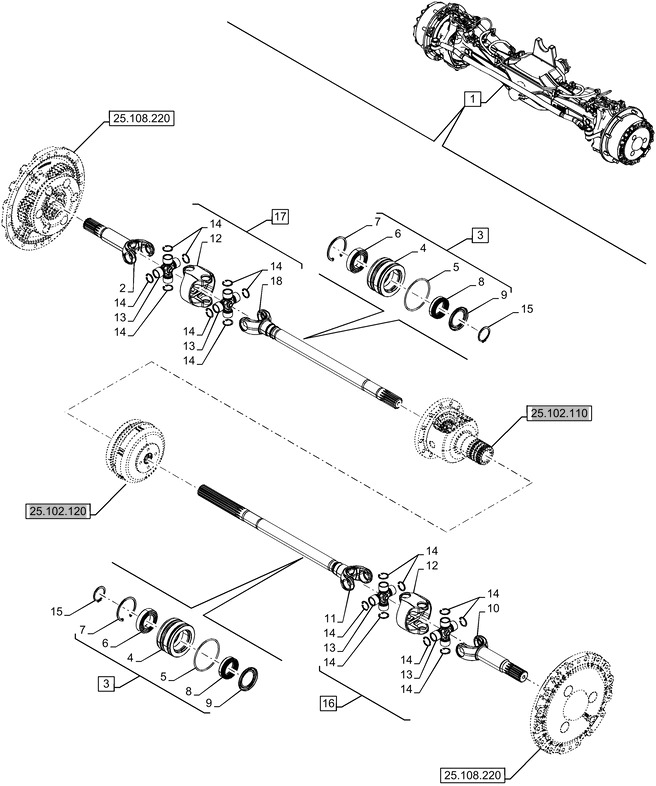 New Holland T6070 Półoś 47912961 - Poloosa pro Zemědělská technika: obrázek 1 New Holland T6070 Półoś 47912961 - Poloosa pro Zemědělská technika: obrázek 1