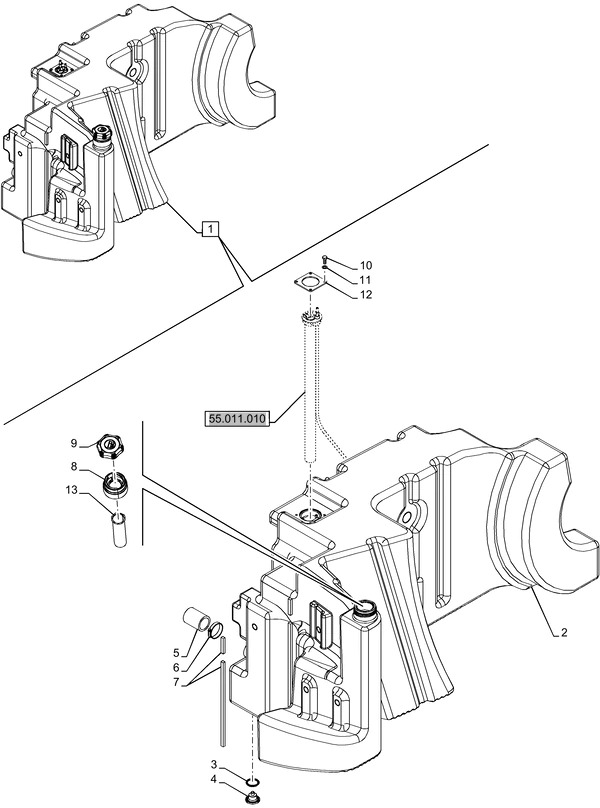 New Holland T6070 Zbiornik paliwa 48173124 - Palivová nádrž pro Zemědělská technika: obrázek 1 New Holland T6070 Zbiornik paliwa 48173124 - Palivová nádrž pro Zemědělská technika: obrázek 1