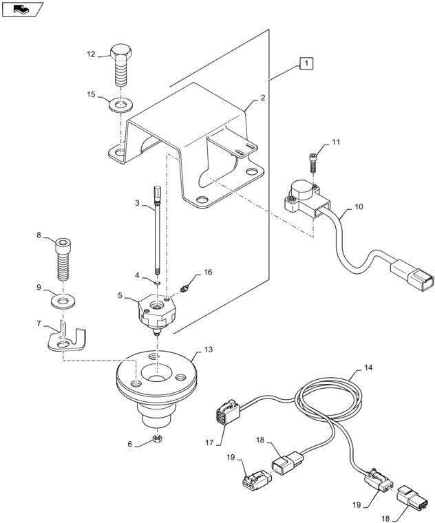 New Holland T6090 T6070 Czujnik 87524642 - Senzor pro Zemědělská technika: obrázek 1 New Holland T6090 T6070 Czujnik 87524642 - Senzor pro Zemědělská technika: obrázek 1