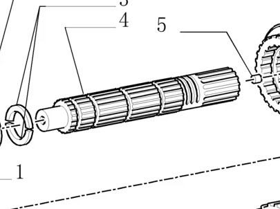 New Holland T7 T6030 T6050 TM165 TM155 TM140 TM145 TM180 TM190 Wałek Główny 5180850 - Převodovka a díly pro Zemědělská technika: obrázek 1 New Holland T7 T6030 T6050 TM165 TM155 TM140 TM145 TM180 TM190 Wałek Główny 5180850 - Převodovka a díly pro Zemědělská technika: obrázek 1
