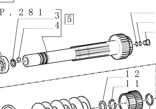 New Holland T7 T6070 T6080 TM165 TM155 TM150 TM140 TM145 Wałek Główny Skrzyni 5180808 - Převodovka a díly pro Zemědělská technika: obrázek 1 New Holland T7 T6070 T6080 TM165 TM155 TM150 TM140 TM145 Wałek Główny Skrzyni 5180808 - Převodovka a díly pro Zemědělská technika: obrázek 1