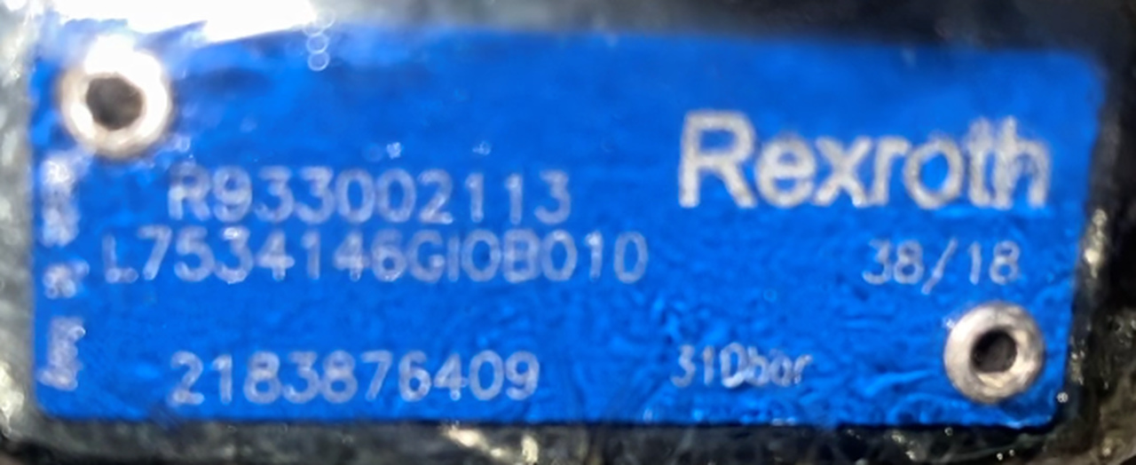 Pompa Rexroth R933002113 | L7534146GIOB010 - Hydraulické čerpadlo pro Zemědělská technika: obrázek 1 Pompa Rexroth R933002113 | L7534146GIOB010 - Hydraulické čerpadlo pro Zemědělská technika: obrázek 1