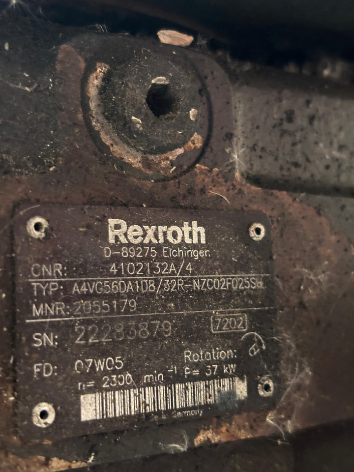 Rexroth 4102132A  Pompa Hydrauliczna  4102132A/4,  4117935A/3  A4VG56DA1D8 - Hydraulické čerpadlo pro Zemědělská technika: obrázek 3 Rexroth 4102132A  Pompa Hydrauliczna  4102132A/4,  4117935A/3  A4VG56DA1D8 - Hydraulické čerpadlo pro Zemědělská technika: obrázek 3