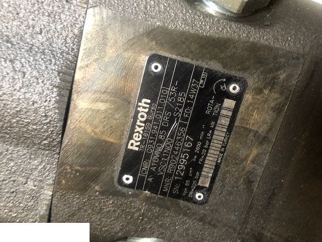 Rexroth A10VNO85DRS - Transmise pro Zemědělská technika: obrázek 2 Rexroth A10VNO85DRS - Transmise pro Zemědělská technika: obrázek 2