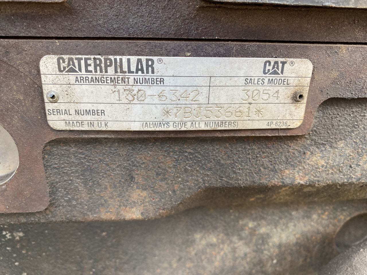 Silnik CAT | CATERPILLAR - 130-6342 | 3054 - Motor pro Stavební technika: obrázek 1 Silnik CAT | CATERPILLAR - 130-6342 | 3054 - Motor pro Stavební technika: obrázek 1