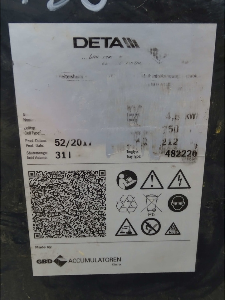 Battery Package 2x Batteries - Akumulátor pro Manipulační technika: obrázek 4 Battery Package 2x Batteries - Akumulátor pro Manipulační technika: obrázek 4